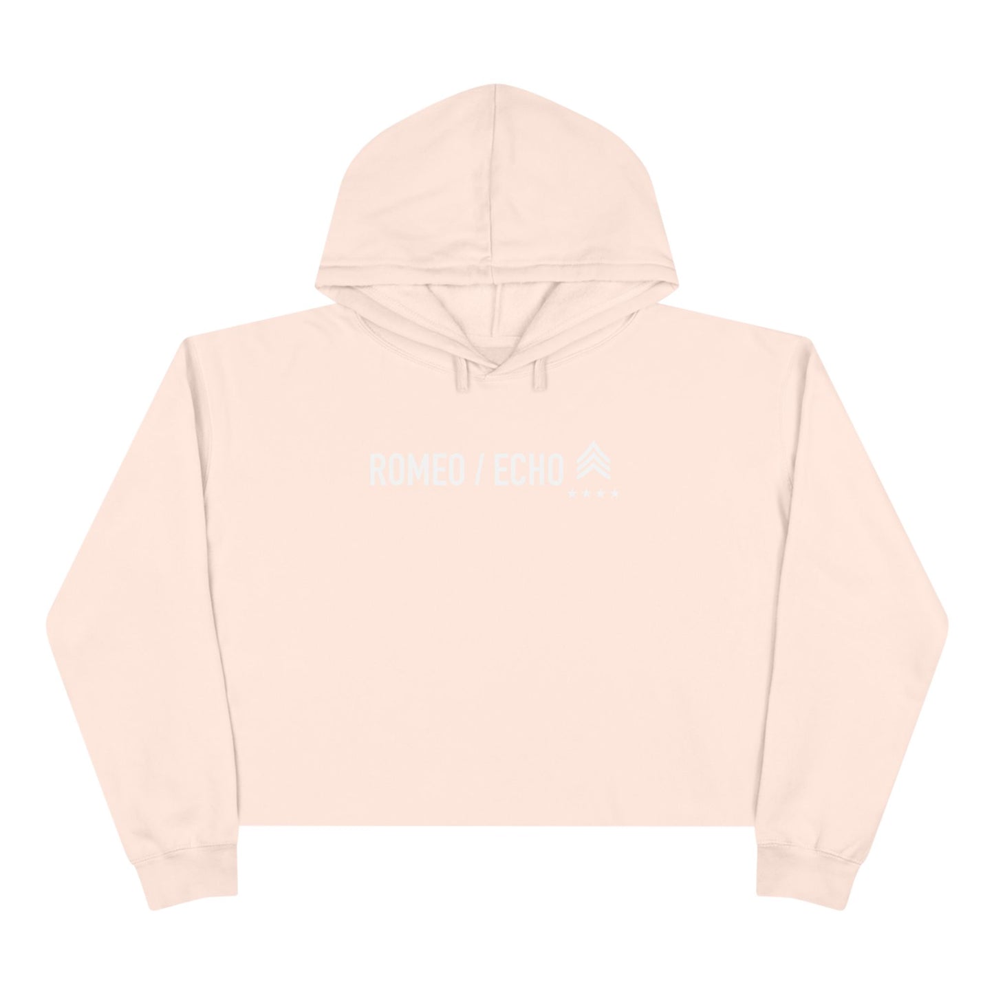 Romeo Echo Women's Crop Hoodie (Pink)